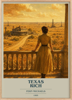 Texas Rich Book Cover Poster by Fern Michaels