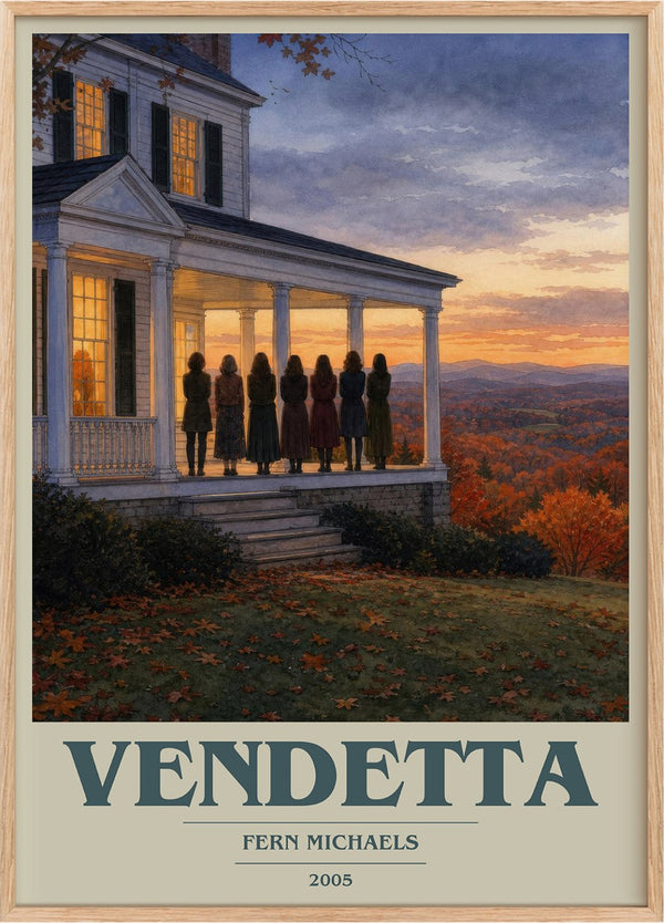 Vendetta Book Cover Poster by Fern Michaels