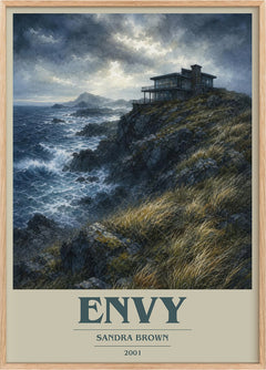 Envy Book Cover Poster by Sandra Brown