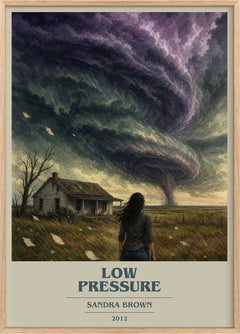 Low Pressure Book Cover Poster by Sandra Brown
