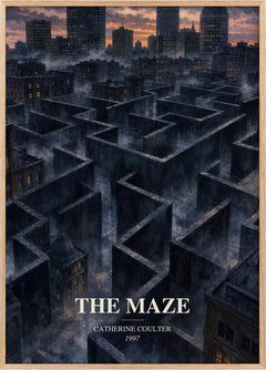 The Maze Book Watercolour Illustration by Catherine Coulter
