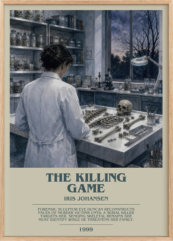 The Killing Game Bookish Wall Art by Iris Johansen