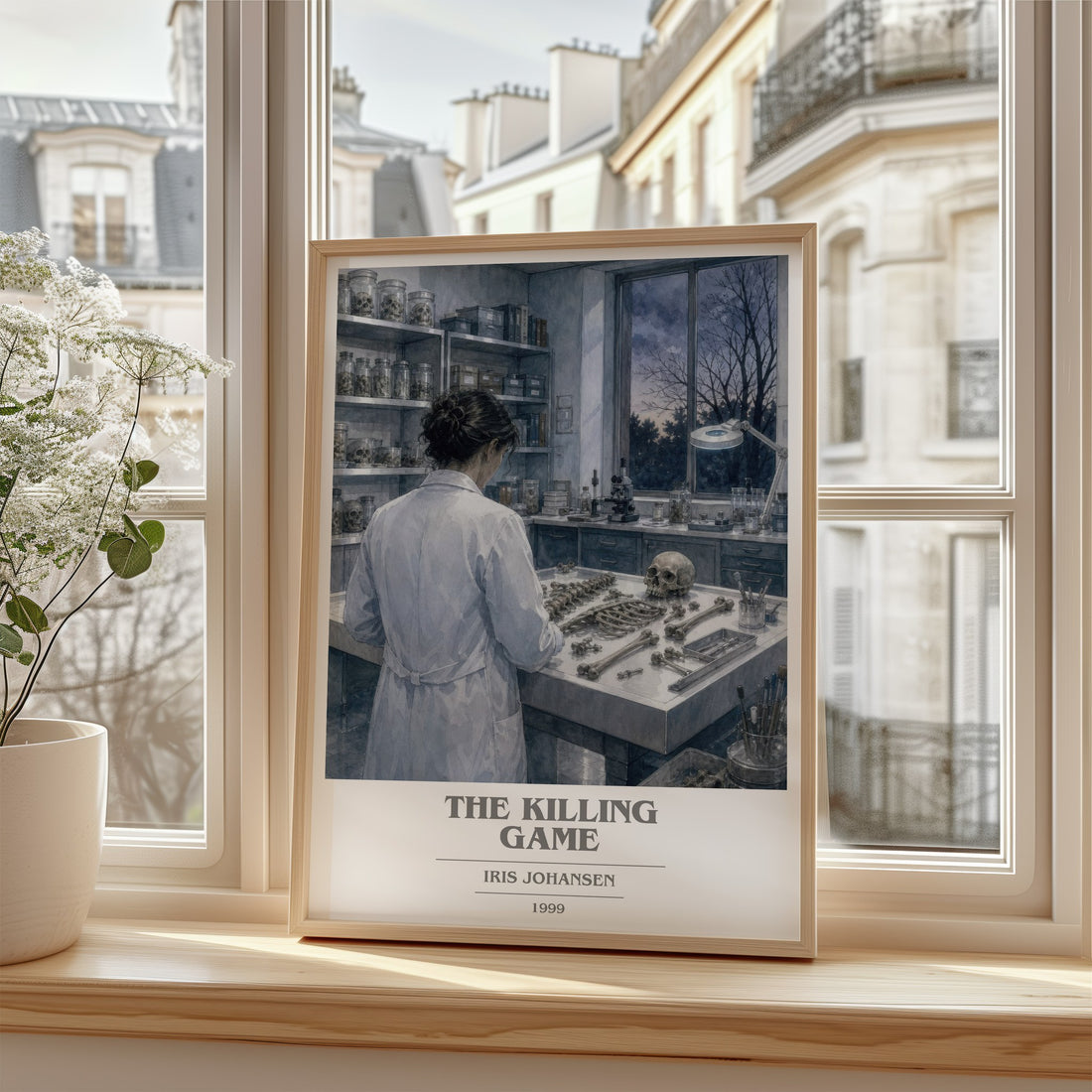 The Killing Game book cover poster colour and style options – Iris Johansen book art