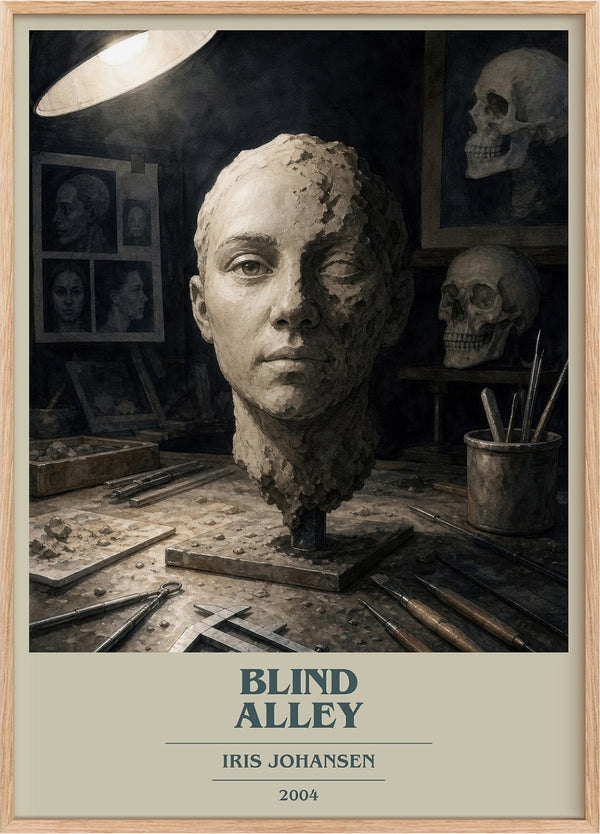 Blind Alley Book Cover Poster by Iris Johansen