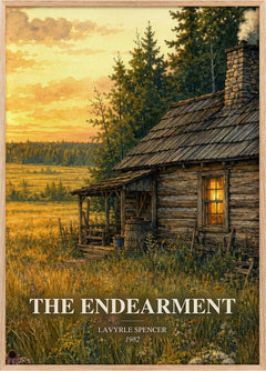 The Endearment Book Watercolour Illustration by LaVyrle Spencer