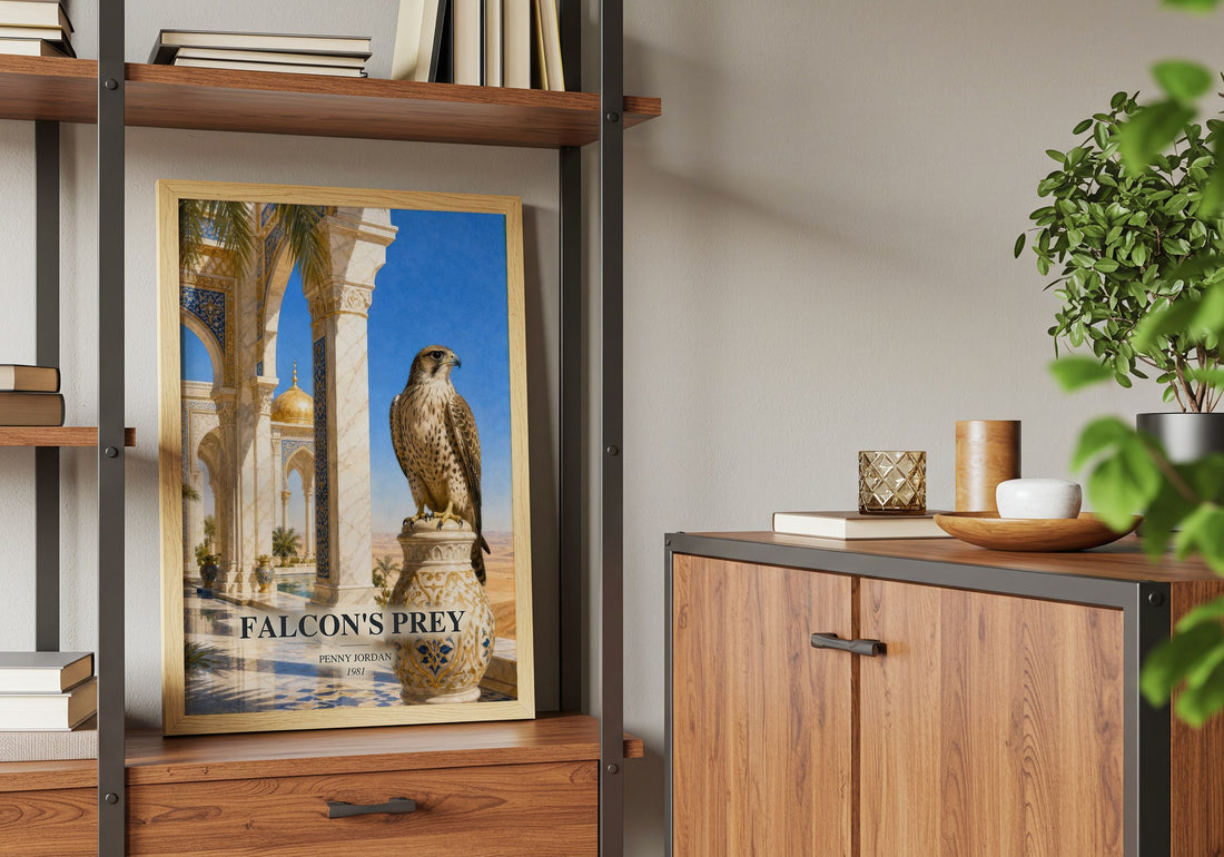 Falcon's Prey book watercolour illustration paper finish options – matte satin gloss