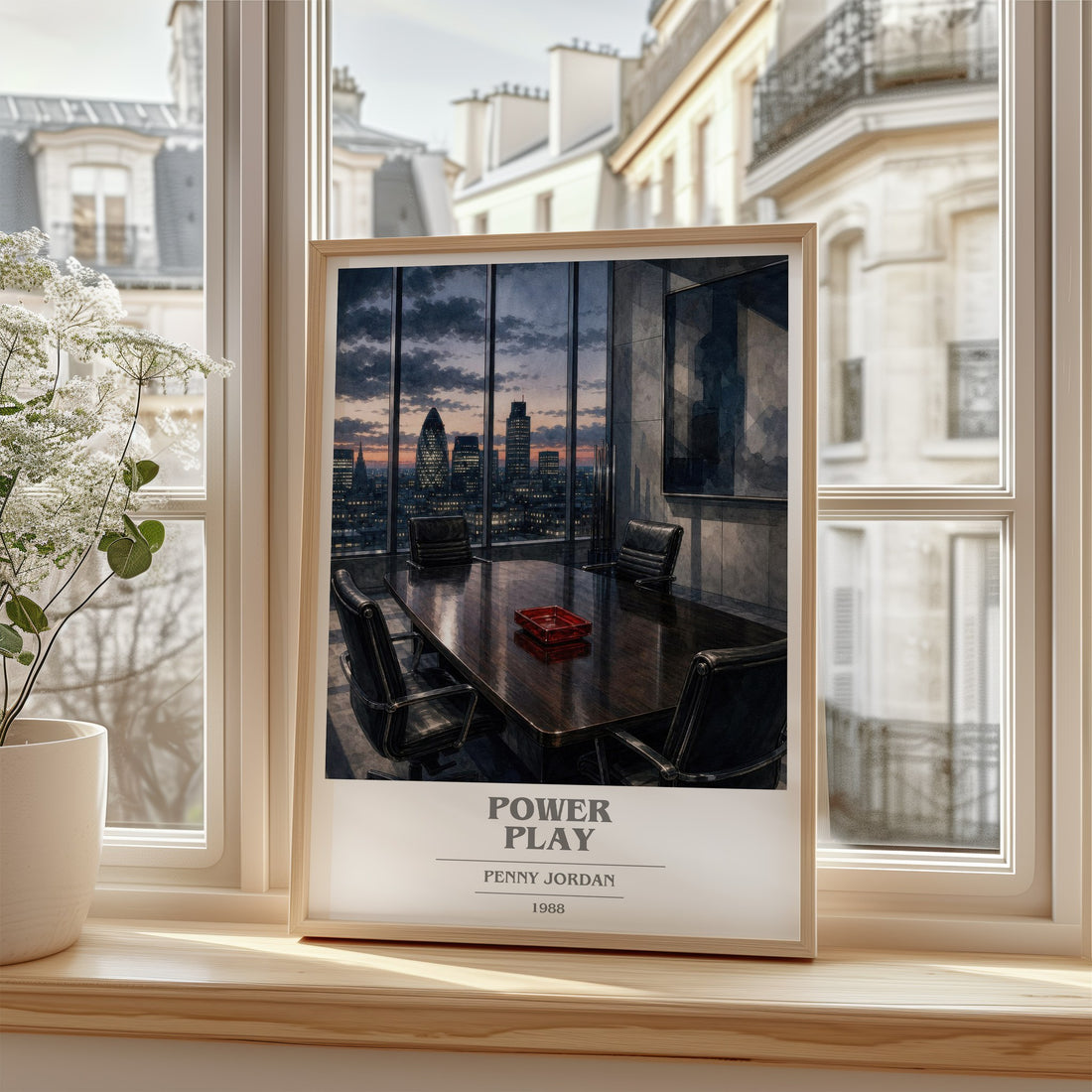 Power Play book cover poster colour and style options – Penny Jordan book art
