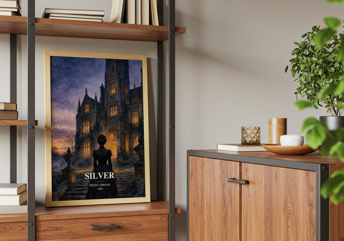 Silver book watercolour illustration paper finish options – matte satin gloss