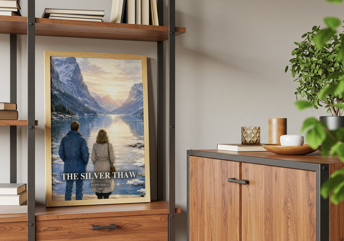 The Silver Thaw book watercolour illustration paper finish options – matte satin gloss