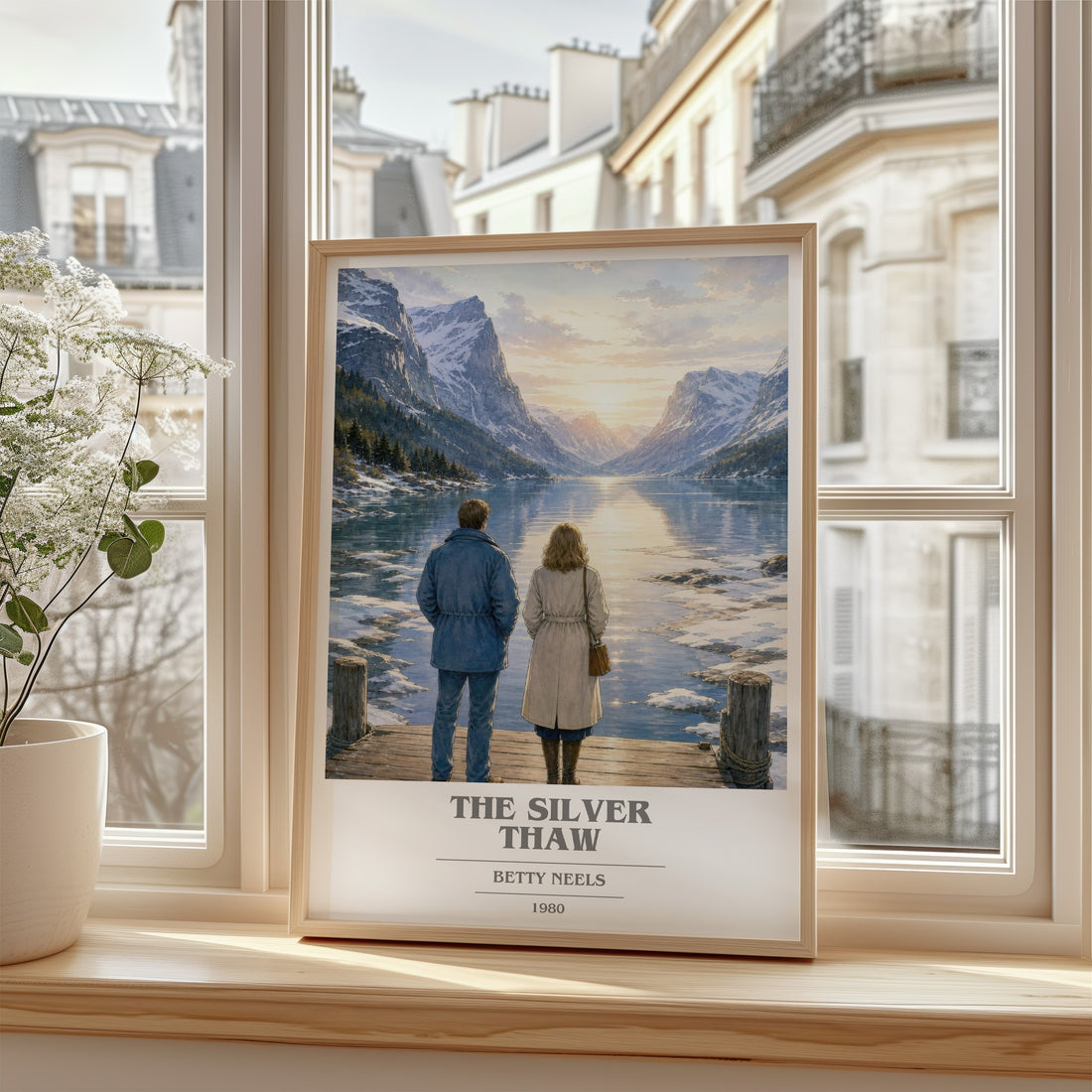 The Silver Thaw book cover poster colour and style options – Betty Neels book art