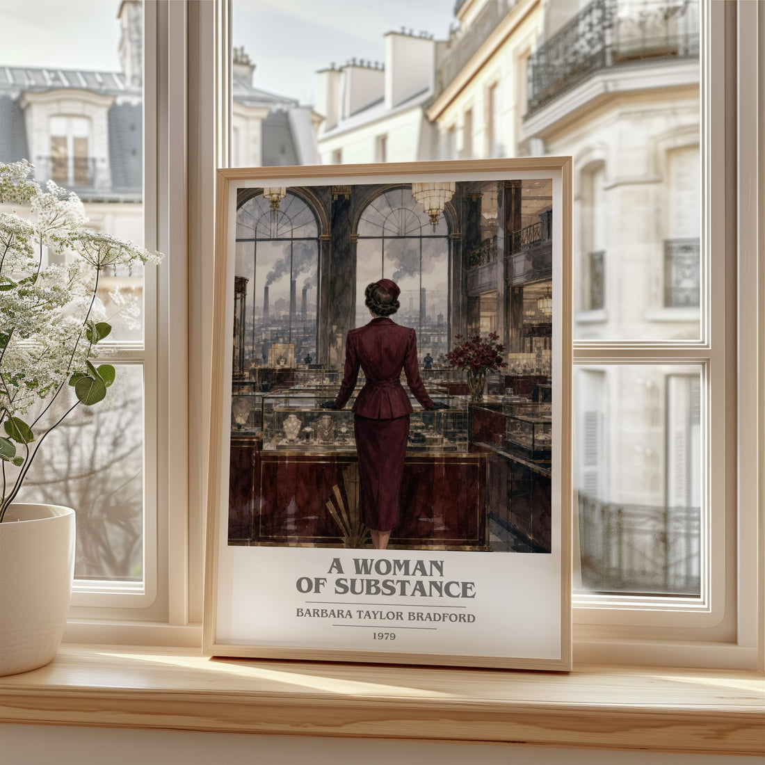 A Woman of Substance book cover poster colour and style options – Barbara Taylor Bradford book art