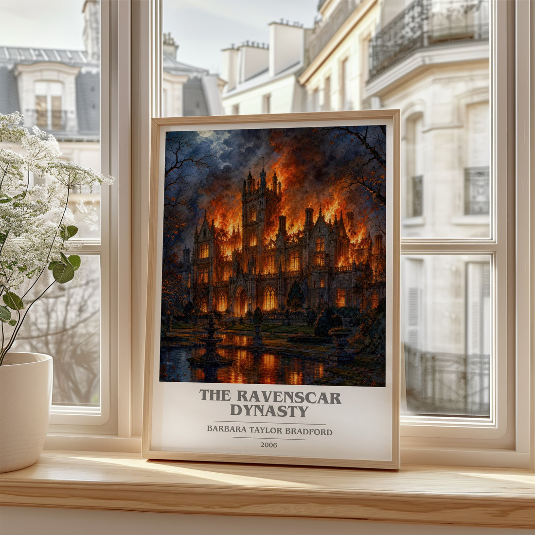The Ravenscar Dynasty book cover poster colour and style options – Barbara Taylor Bradford book art