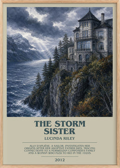 The Storm Sister Bookish Wall Art by Lucinda Riley