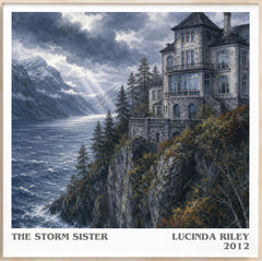 The Storm Sister Literary Art Print by Lucinda Riley