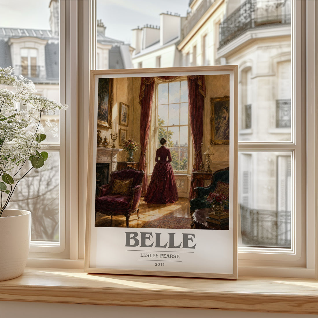 Belle book cover poster colour and style options – Lesley Pearse book art