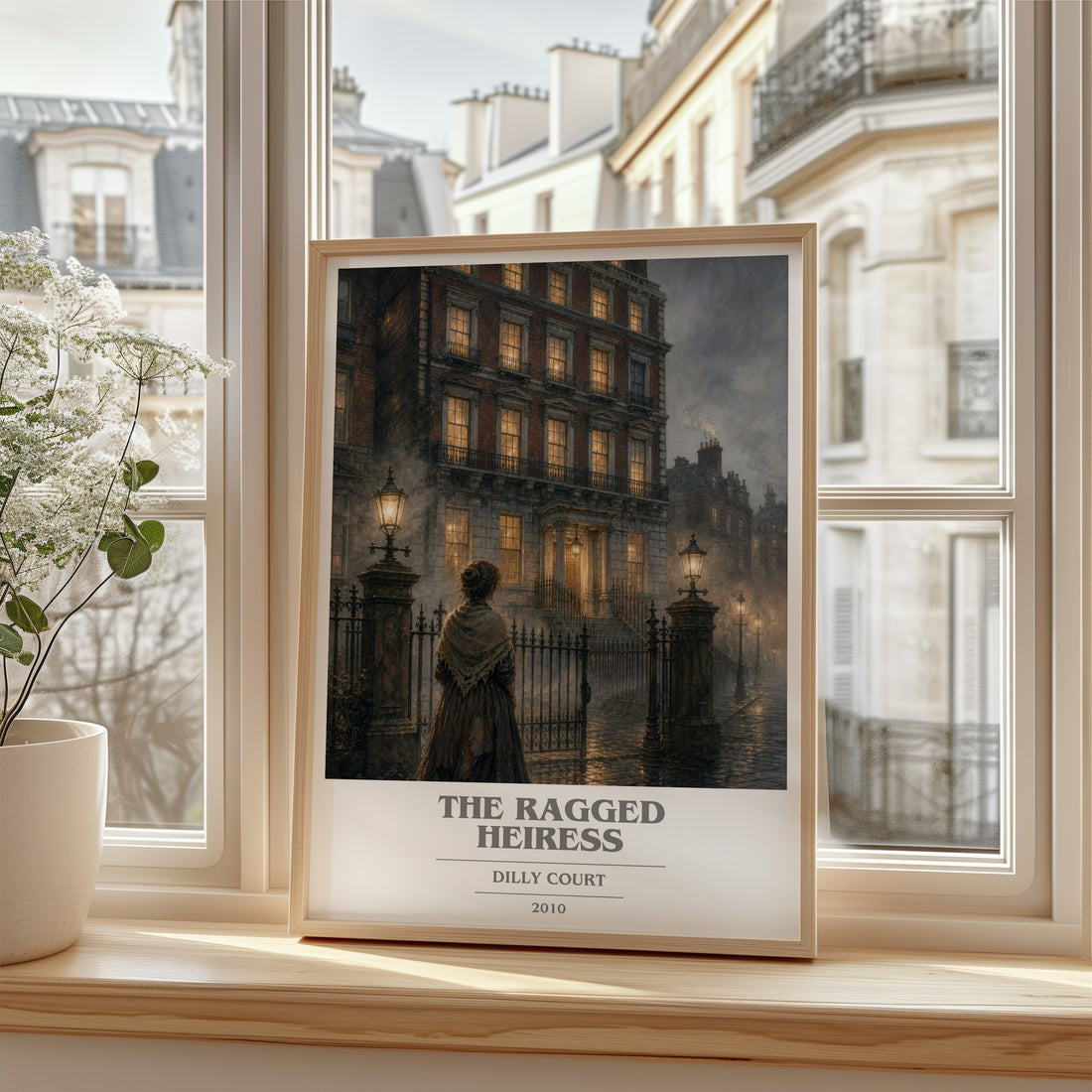 The Ragged Heiress book cover poster colour and style options – Dilly Court book art