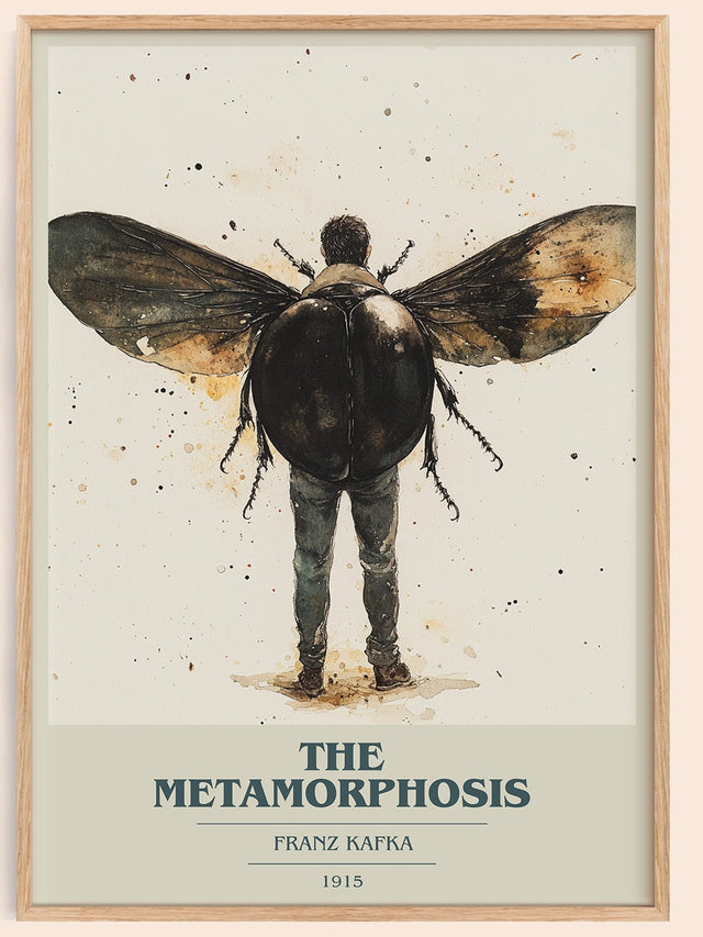 Metamorphosis Book Cover Poster by Frank Kafka