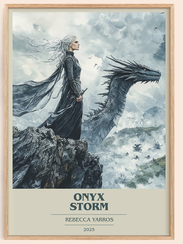 Onyx Storm Book Cover Poster by Rebecca Yarros