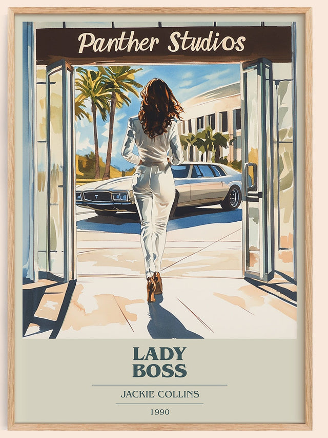 Lady Boss Book Cover Poster by Jackie Collins