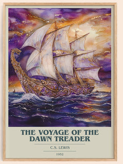 The Voyage of the Dawn Treader Book Cover Poster by C. S. Lewis