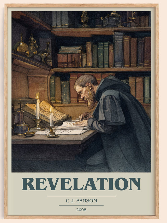 Revelation Book Cover Poster by C.J. Sansom