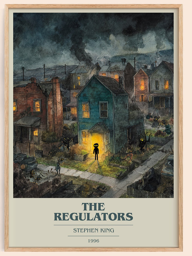 The Regulators Book Cover Poster by Stephen King