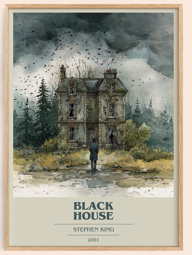 Black House Book Cover Poster by Stephen King