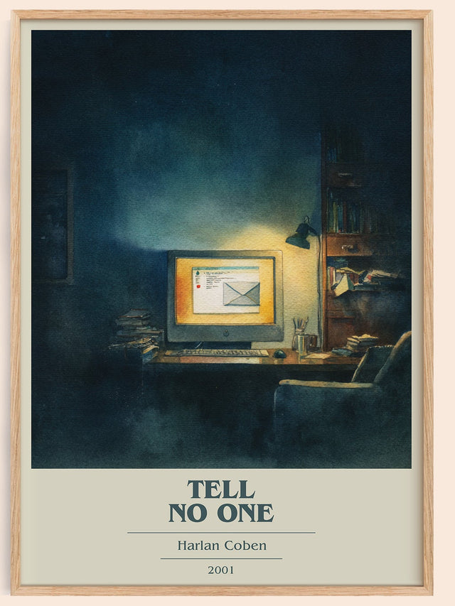 Tell No One Book Cover Poster by Harlan Coben