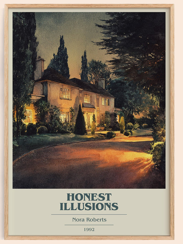 Honest Illusions Book Cover Poster by Nora Roberts