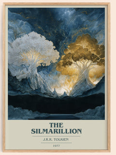 The Silmarillion Book Cover Poster by J. R. R. Tolkien