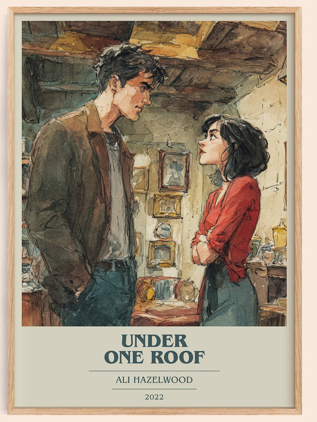 Under One Roof Book Cover Poster by Ali Hazelwood