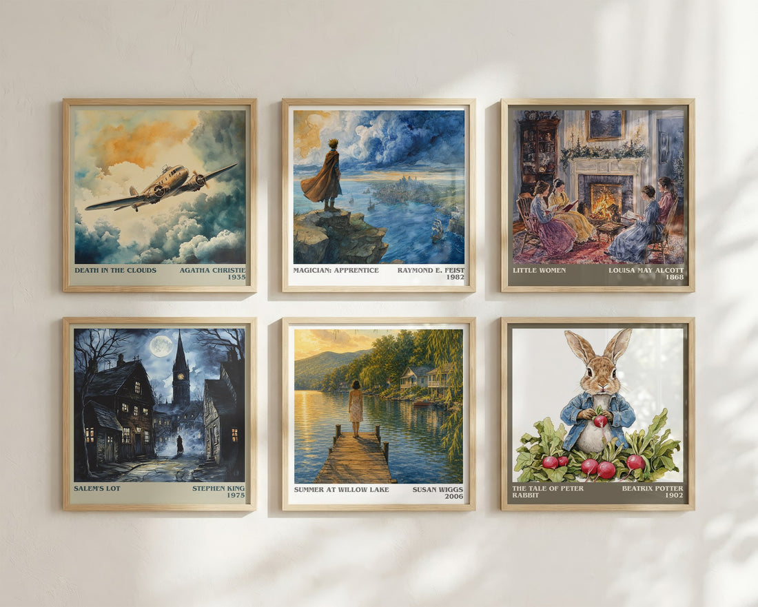 Summer at Willow Lake literary art print colour and style options – Susan Wiggs book art