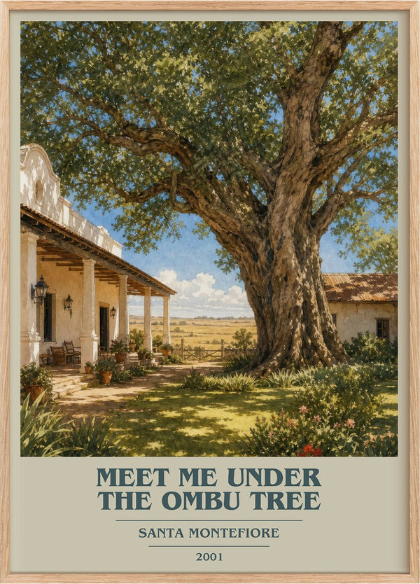 Meet Me Under the Ombu Tree Book Cover Poster by Santa Montefiore