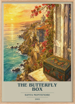 The Butterfly Box Book Cover Poster by Santa Montefiore