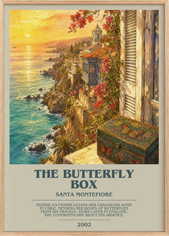 The Butterfly Box Bookish Wall Art by Santa Montefiore