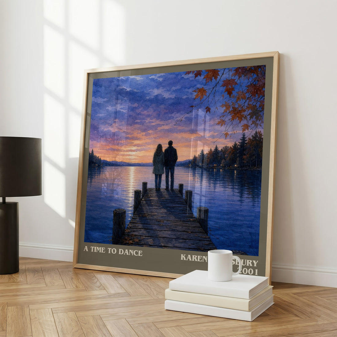 A Time to Dance literary print framed by window – literary home decor
