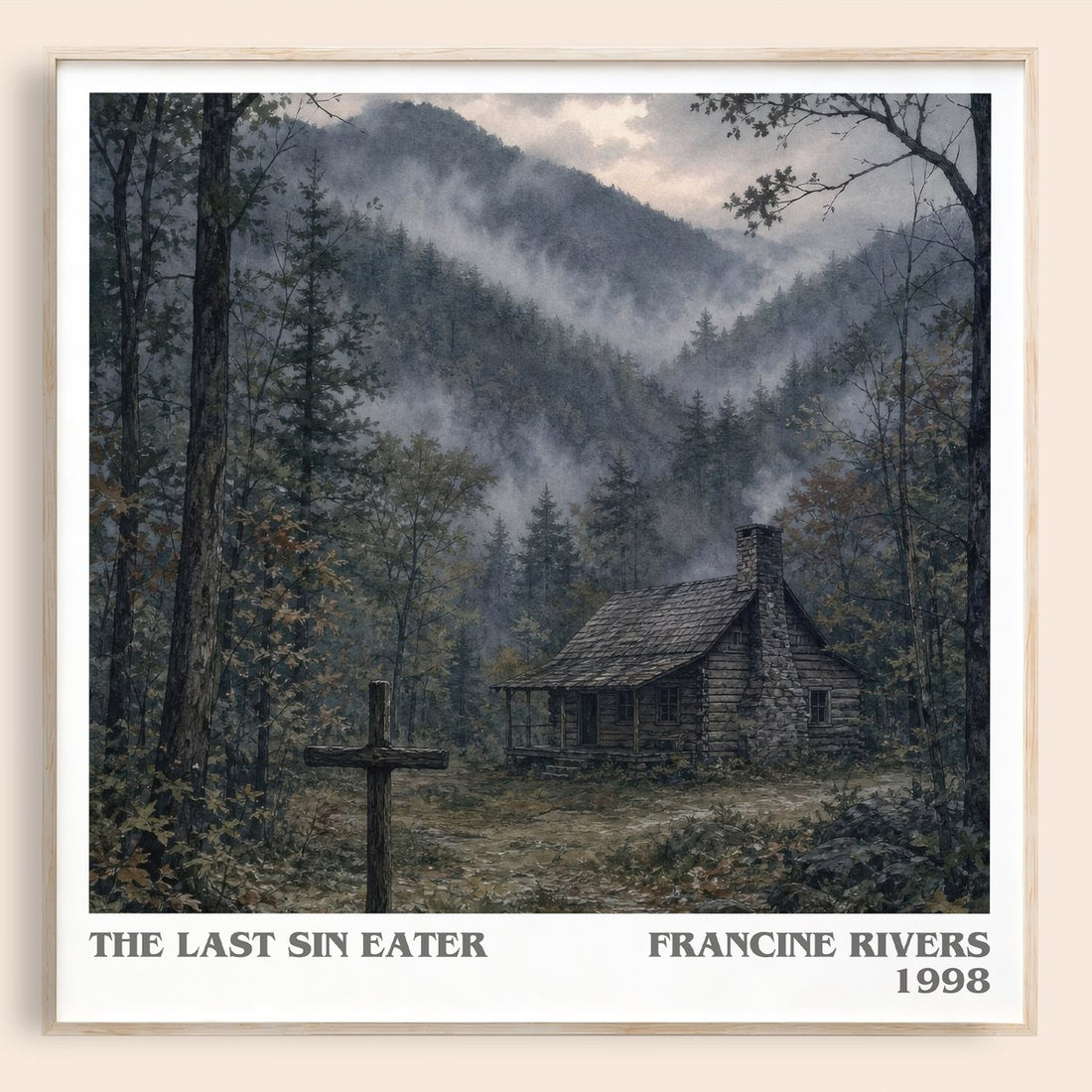 The Last Sin Eater literary book poster by Francine Rivers – framed literary art print