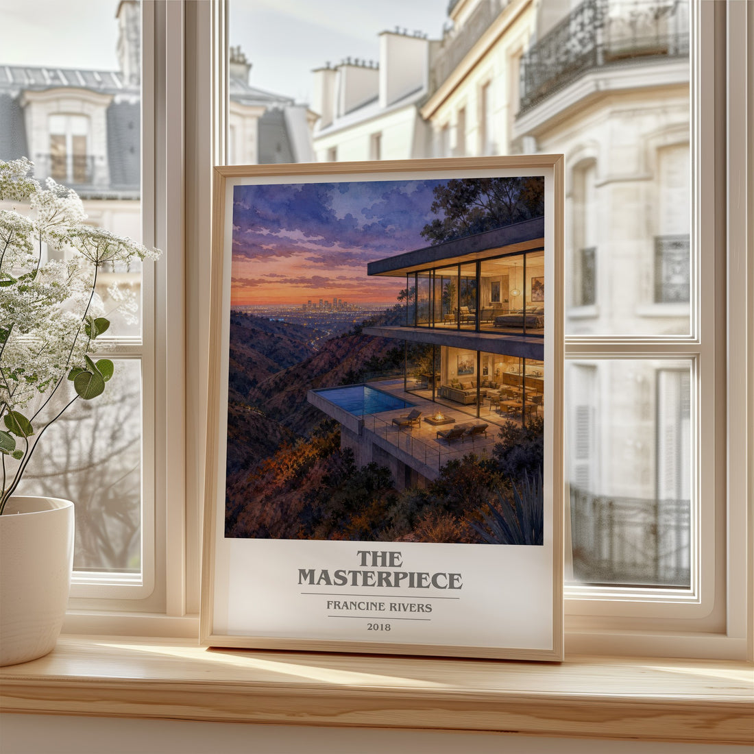 The Masterpiece book cover poster colour and style options – Francine Rivers book art