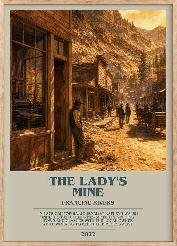 The Lady's Mine Bookish Wall Art by Francine Rivers