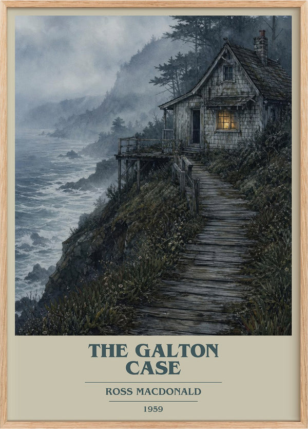 The Galton Case Book Cover Poster by Ross Macdonald