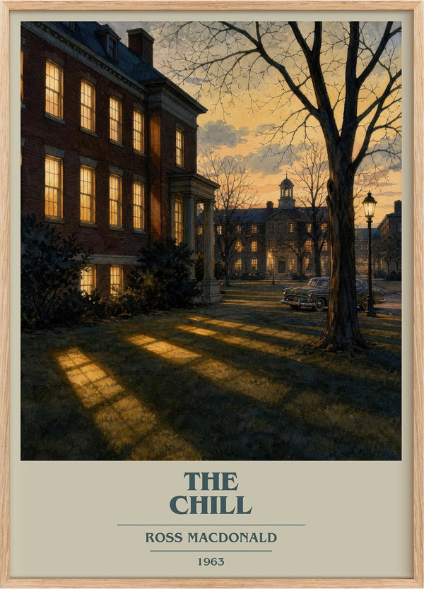 The Chill Book Cover Poster by Ross Macdonald