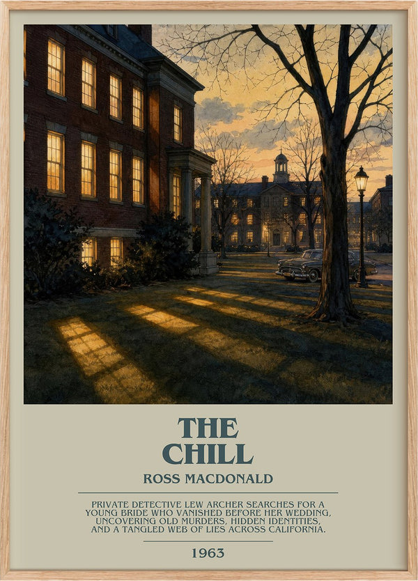 The Chill Bookish Wall Art by Ross Macdonald