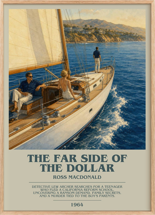 The Far Side of the Dollar Bookish Wall Art by Ross Macdonald