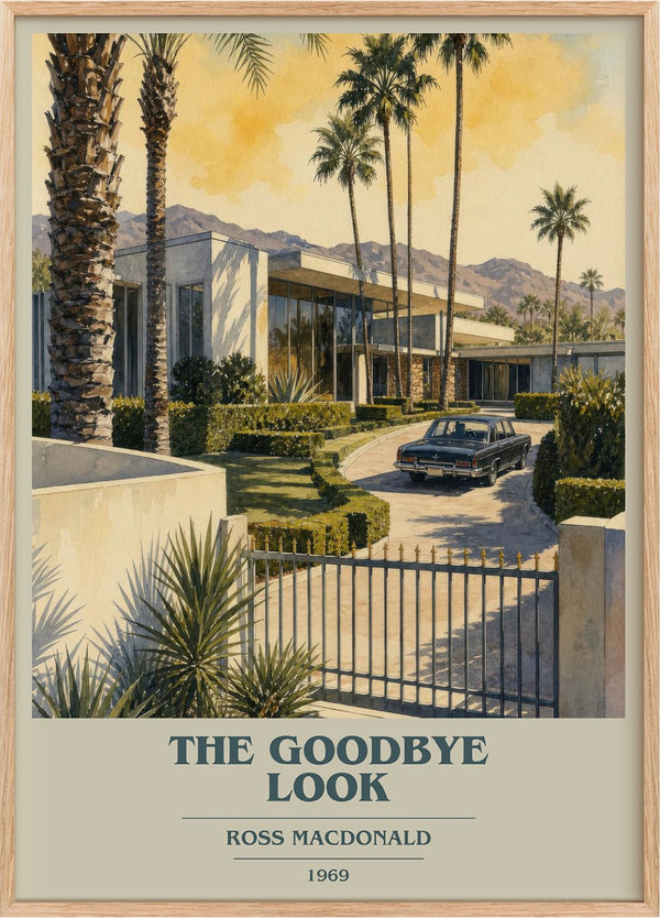 The Goodbye Look Book Cover Poster by Ross Macdonald
