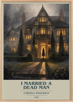 I Married a Dead Man Book Cover Poster by Cornell Woolrich