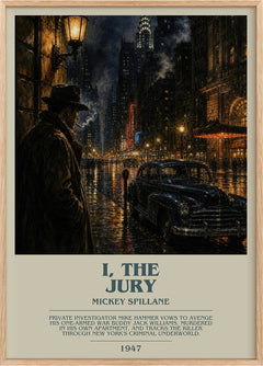 I, the Jury Bookish Wall Art by Mickey Spillane