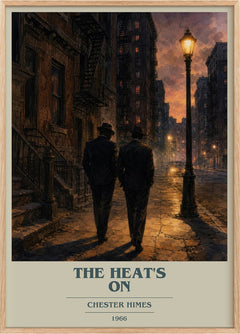 The Heat's On Book Cover Poster by Chester Himes