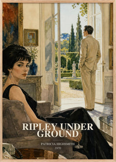 Ripley Under Ground Book Watercolour Illustration by P. Highsmith