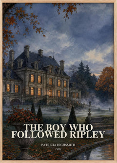 Boy Who Followed Ripley Book Watercolour Illustration by P. Highsmith