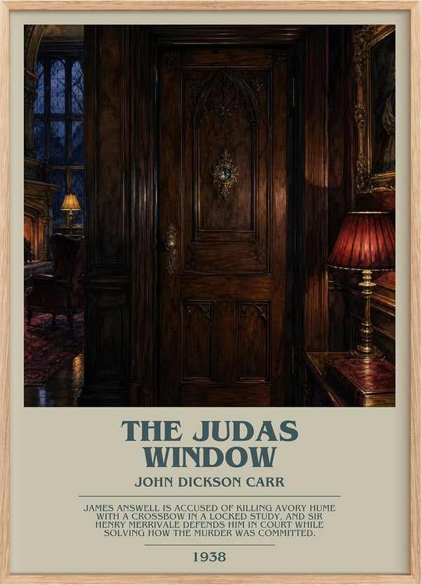 The Judas Window Bookish Wall Art by John Dickson Carr